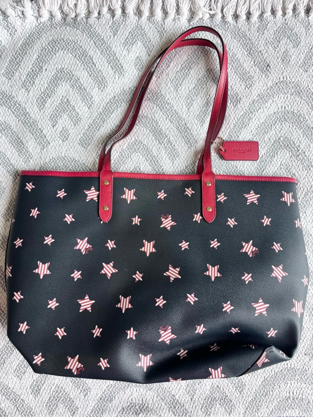 COACH Americana Reversible Large Tote Bag - Picture 4 of 16